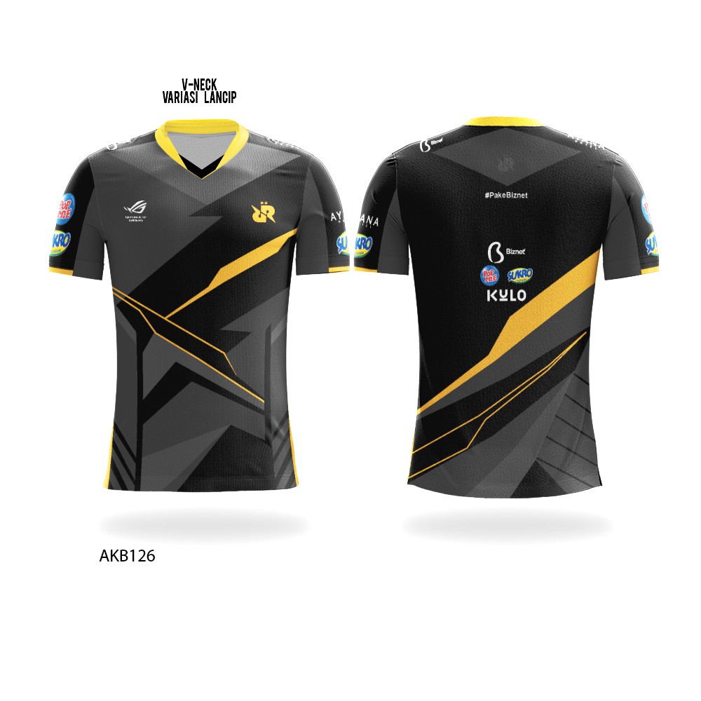 Kaos Baju Jersey Team RRQ 2021 Hitam Terbaru