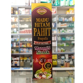 Madu Hitam Pahit AL-AFIYAH Propolis Plus Ekstrak Manggis Sirsak