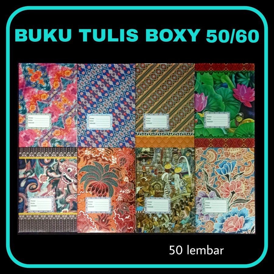 

SJS Buku Tulis BOXY/Buku Tulis Sekolah/Kuliah/University/Kantor/Book