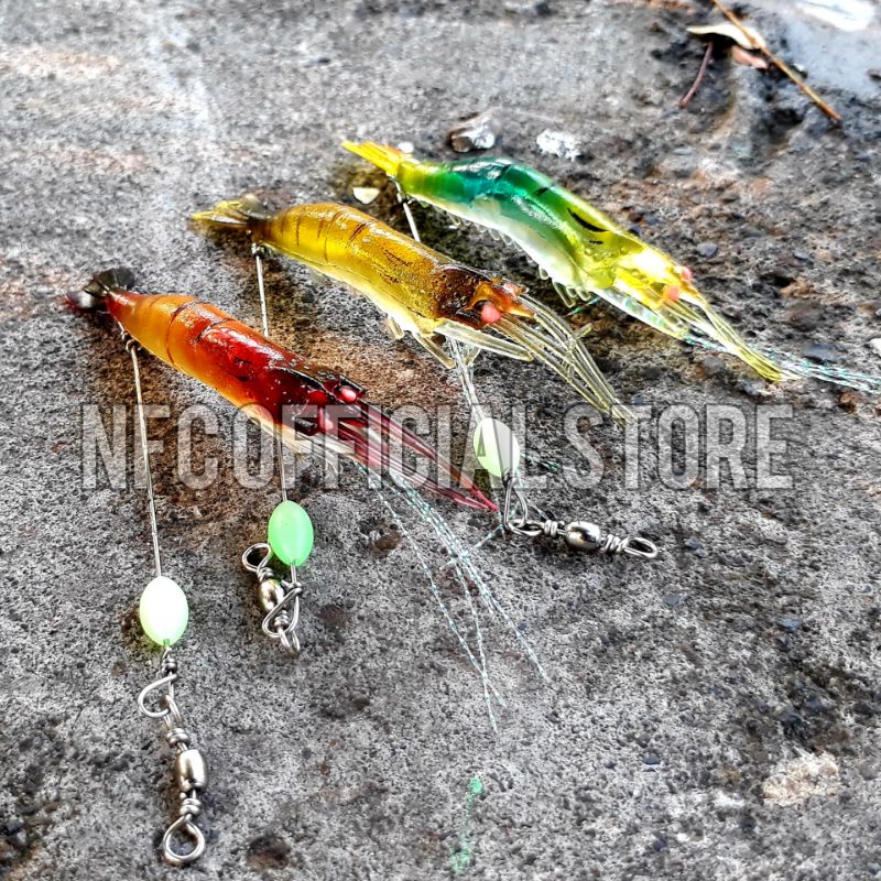 Lure udang Umpan udang Shrimp 8cm / 6gram, Best Design dengan warna Killer