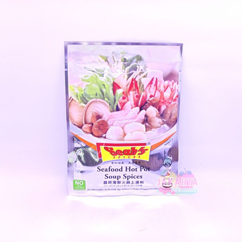 

(BUMBU INSTAN) SEAHS SEAFOOD HOT POT SOUP SPICES 28G