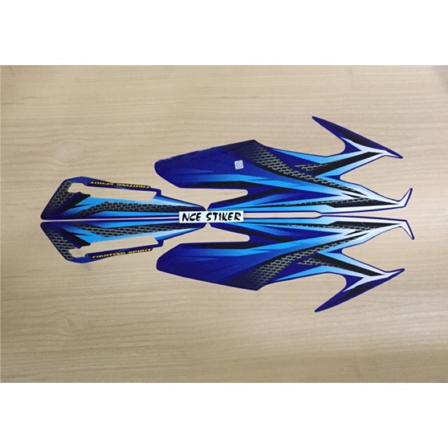 Stiker striping RX King 2005 Biru