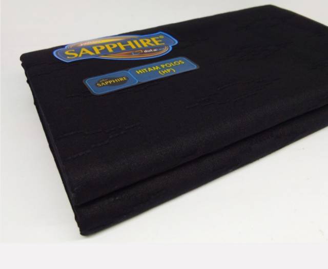 Sarung Sapphire Hitam Polos Sarung Berkualitas