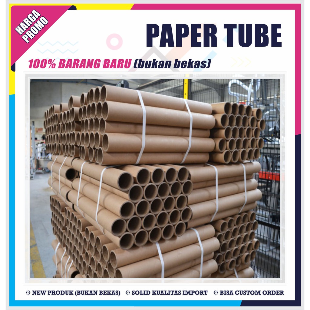 

(COD) roll cones selongsong paper tube paper core selongsong packing Dia 7.5 dan 6.5 Cm