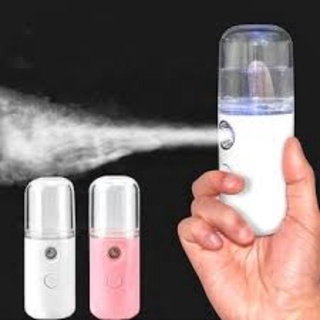 Nano Spray Portable Mini 30ml Mist Sprayer Bottle Facial Cooling Moisturizer Semprotan Air Pelembab Wajah USB Rechargeable