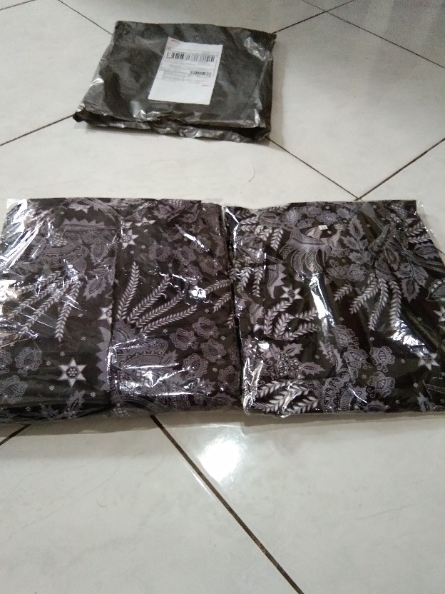 Manggar Abu Abadi Batik Couple Batik Keluarga Original Hem Kemeja Gamis Tunik Blouse Atasan Anak 001