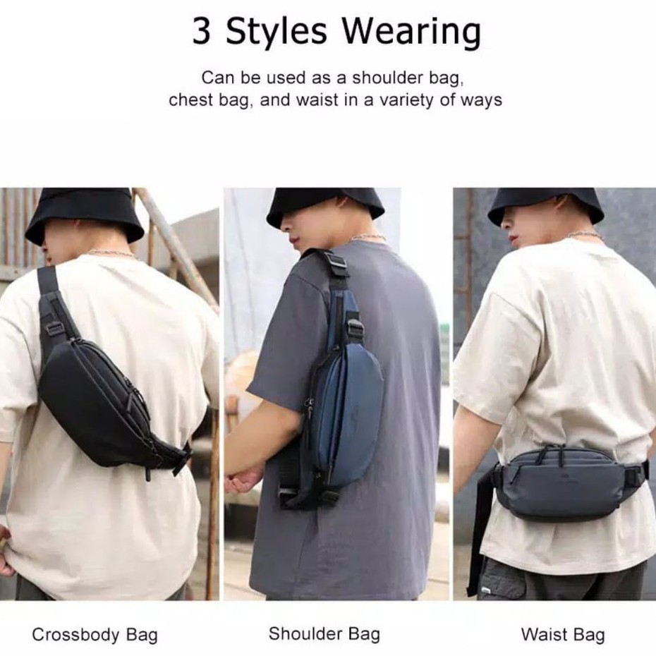 Waistbag Tas Selempang Waist Bag Tas Slempang Tas Pinggang Weistbag Tas Bahu Pria Waterproof R41