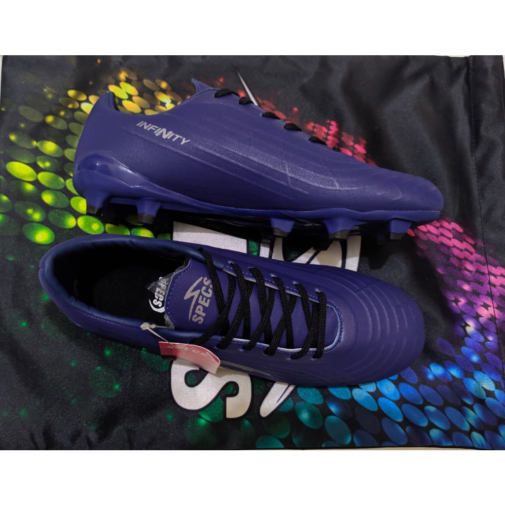 12.12 MEGA SALE Sepatu  BOLA Pria Specs Metasala Nativ In-Ebony