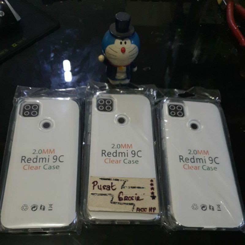 redmi9C case silikon kondom softcase cover casing clearcase bening 2mm tebal xiomi redmi 9c redmi9c