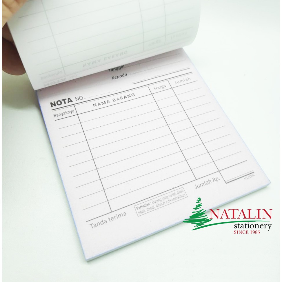 

Nota Mini 2 ply KUDA 25 set / Buku nota kecil rangkap 2 NCR 25x2