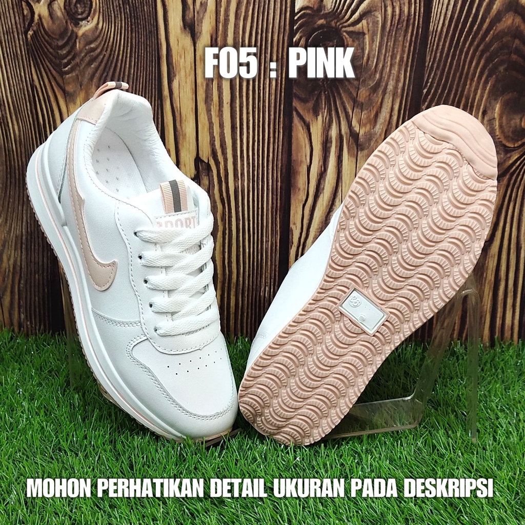 Sepatu Putih Wanita F05 / 911 Sepatu sneakers cewek terbaru antislip SPTSW