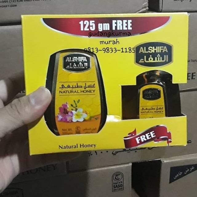 

Madu syifa paket @500ml+@125ml | gudang kurma murah | Madu asli saudi