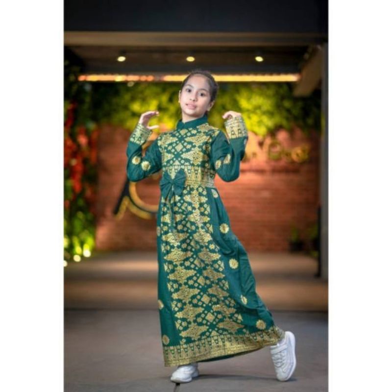 GAMIS ANAK BATIK SONGKET PALEMBANG