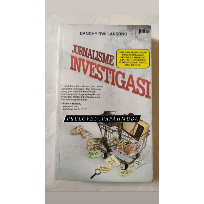 Jurnalisme Investigasi - Dandhy Dwi Laksono [ORI/PRELOVED]