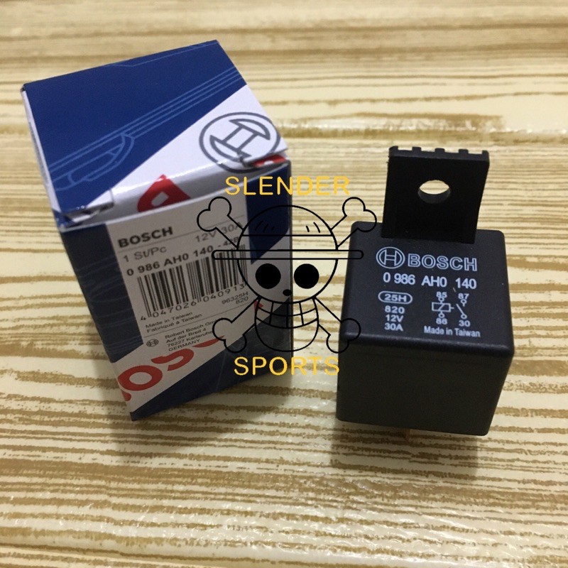 RELAY 12V KAKI 4 30A / RELAY KLAKSON (BOSCH)