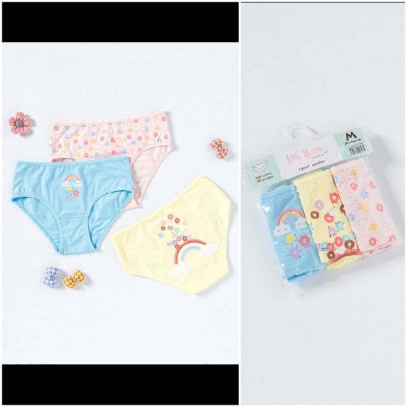celana dalam anak set isi 3 young hearts