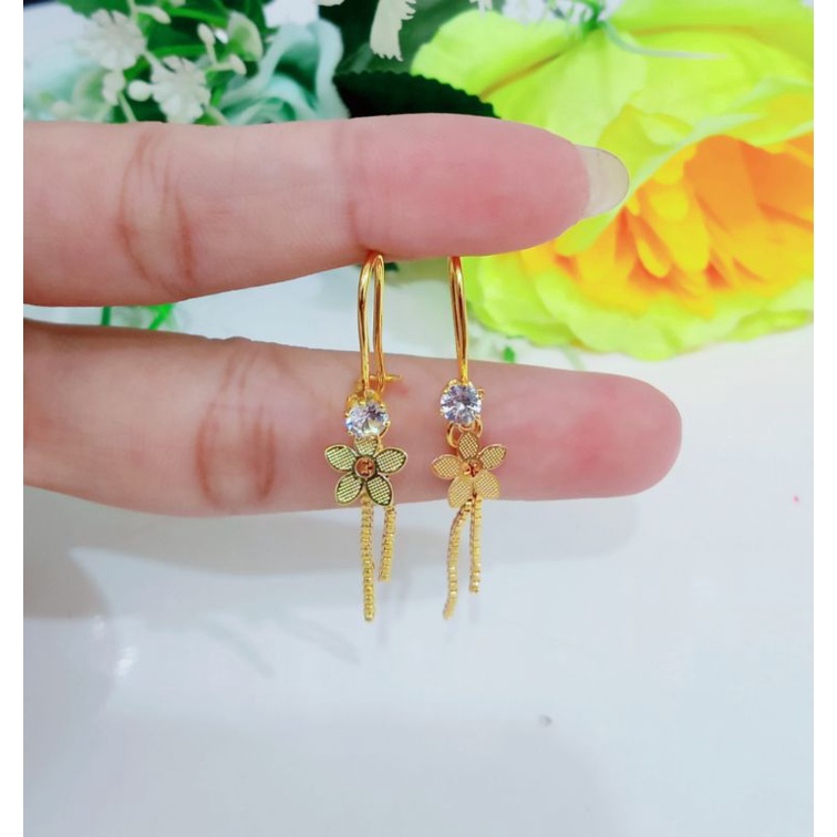 ANTING DESI JURAY PERMATA SATU AKSESORIS LAPIS EMAS 24K