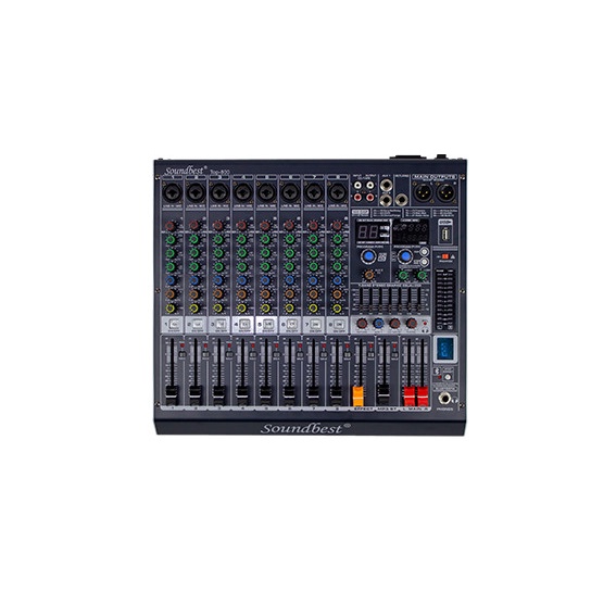 MIXER 8 CHANNEL SOUNDBEST TOP 800 USB BLUETOOTH