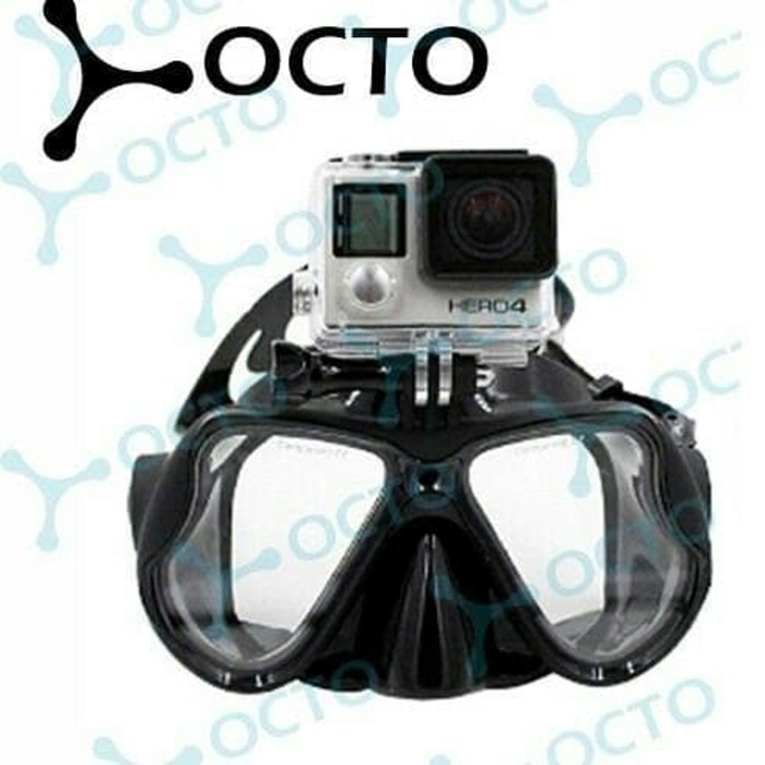 Diving Mask Minus With Action Camera Mount