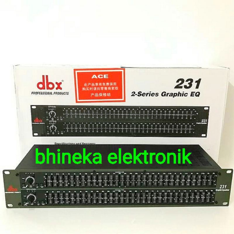 Equalizer DBX 231 equalizer DBX231 ( 2 X 31 channel )