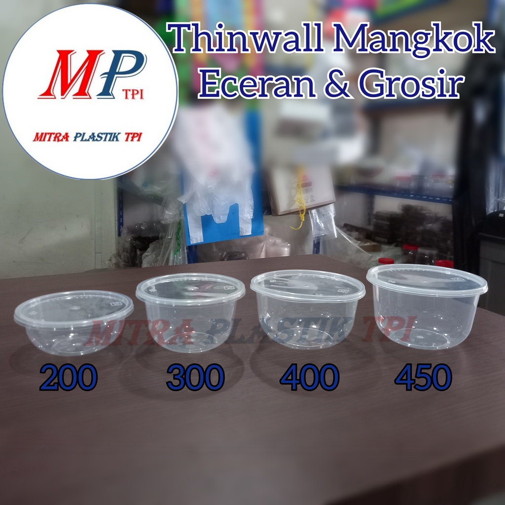 Thinwall Mangkok / Thinwall Round / Thinwall Bulat