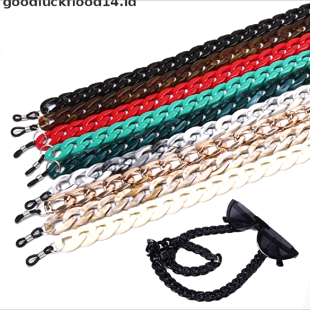 [OOID] Acrylic Glasses Spectacles Eyewear Chain Holder Cord Lanyard Necklace 66cm New ID