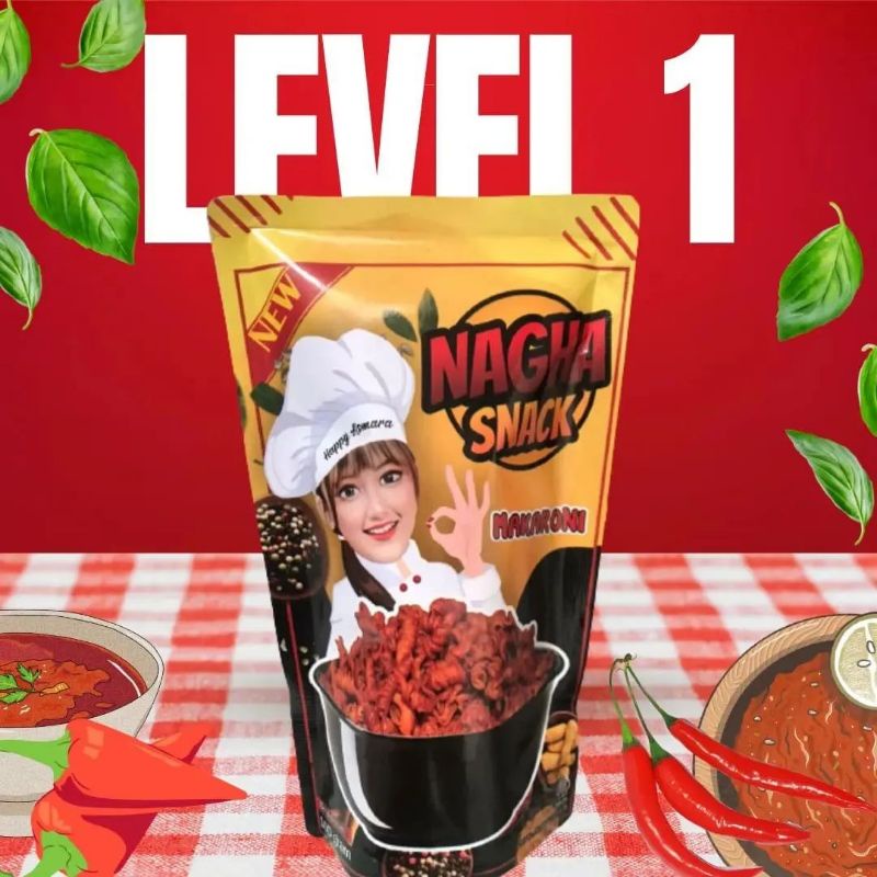 

Makaroni Spiral Pedas Level 1