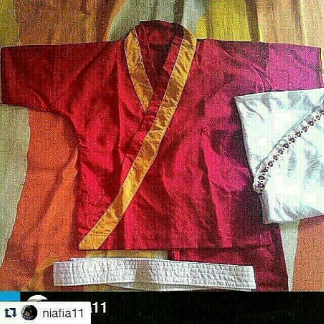 Baju pencak silat anak preloved