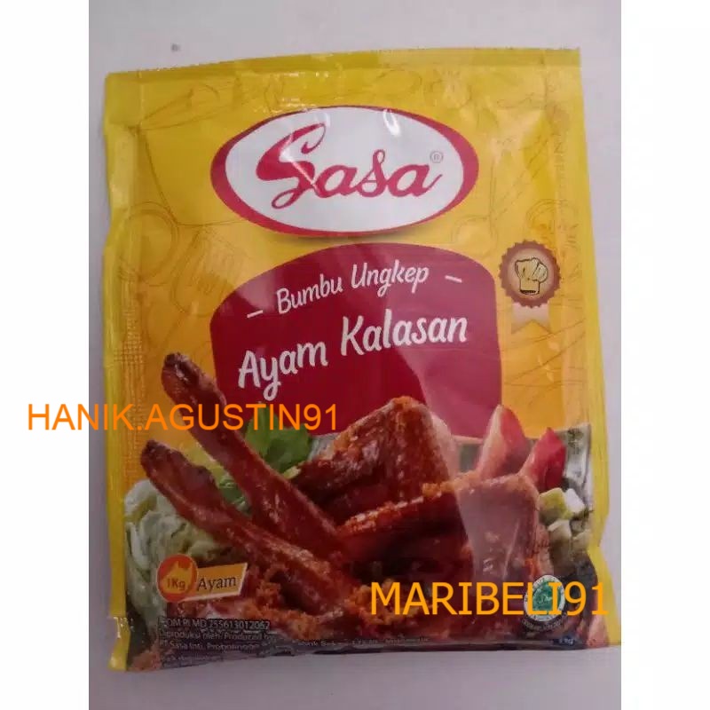 

Sasa BUMBU AYAM KALASAN