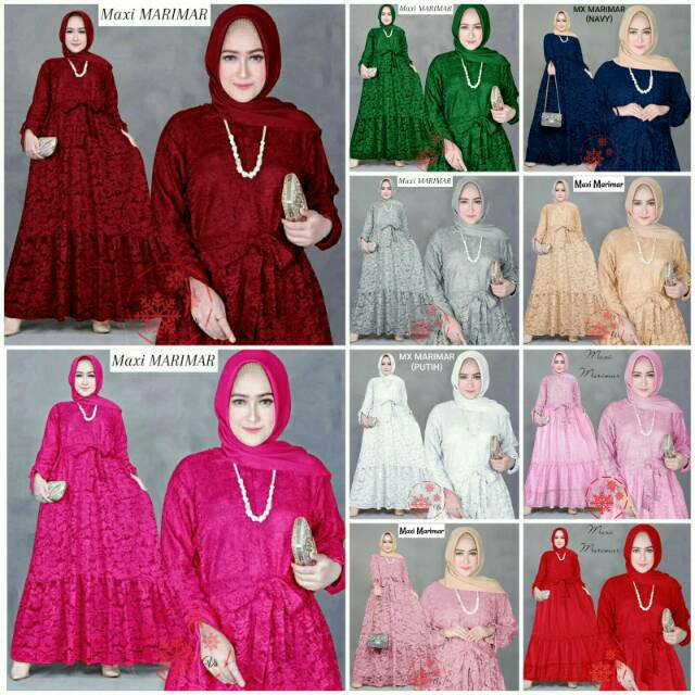 AF-Maxi Marimar/maxi brukat/maxi dress