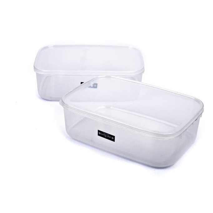 Ready Stock Toples Plastik Lucky Pack 2700 Ml / Wadah Plastik / Food Container