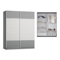 Lemari pakaian sliding 388 siantano berkualitas murah ready makassar