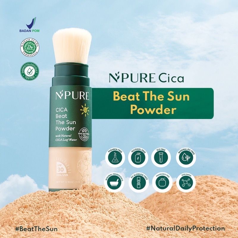 N'Pure Npure Cica Beat The Sun Powder 5gr