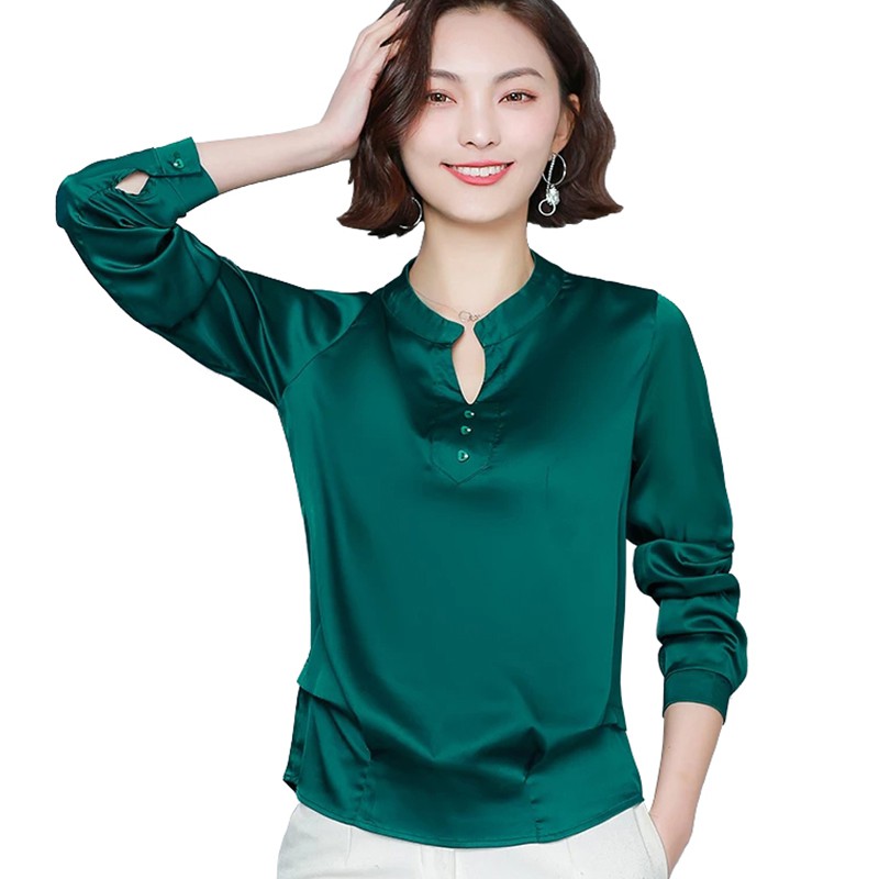 Blus Wanita Gaya Korea Lengan Panjang Murah Terbaru - XSHOP Yovanka