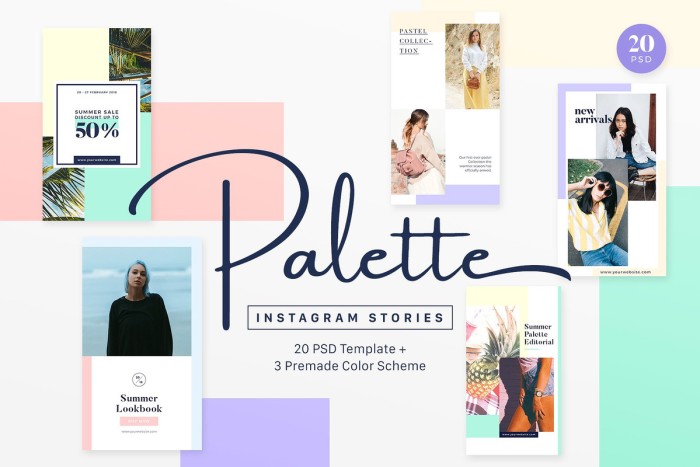 Instagram Stories Pack Palette