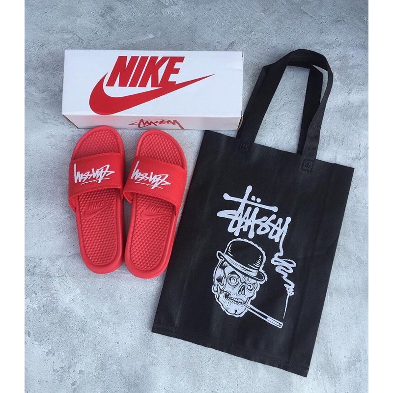 nike benassi stussy off noir