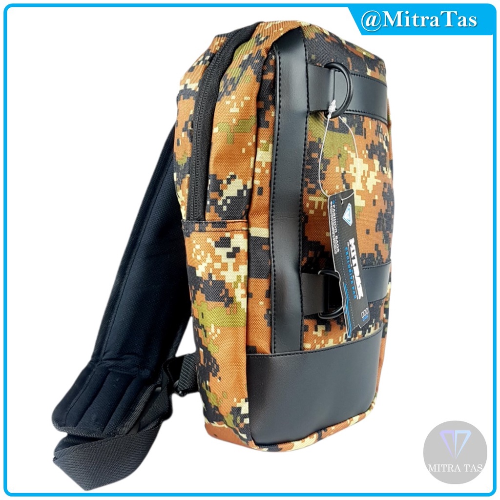 Tas Selempang Mitrax Divo Bahan Nylon Tebal l Sling bag Pria dan Wanita dengan Kualitas Terbaik l Tas Sling bag Besar!