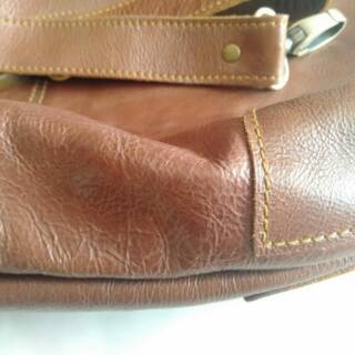 TAS KULIT LEATHER BAG ABEKANI WH013 LONG HOBO HAVANA 