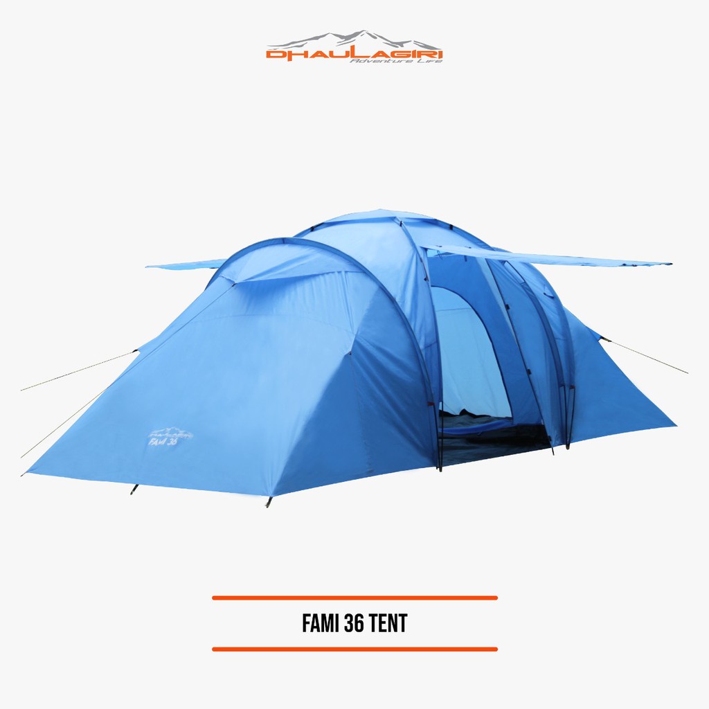 (BISA COD) Tenda camping DHAULAGIRI FAMI 36 TENT 6P/Tenda Camping Double Layer/Tenda kemping outdoor/tenda dhaulagiri/ tenda fami/ tenda kemping 6 orang/ tenda camping outdoor