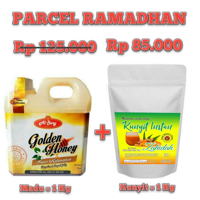 

Parcel ramadhan 2 Madu+kunyit instan 1kg