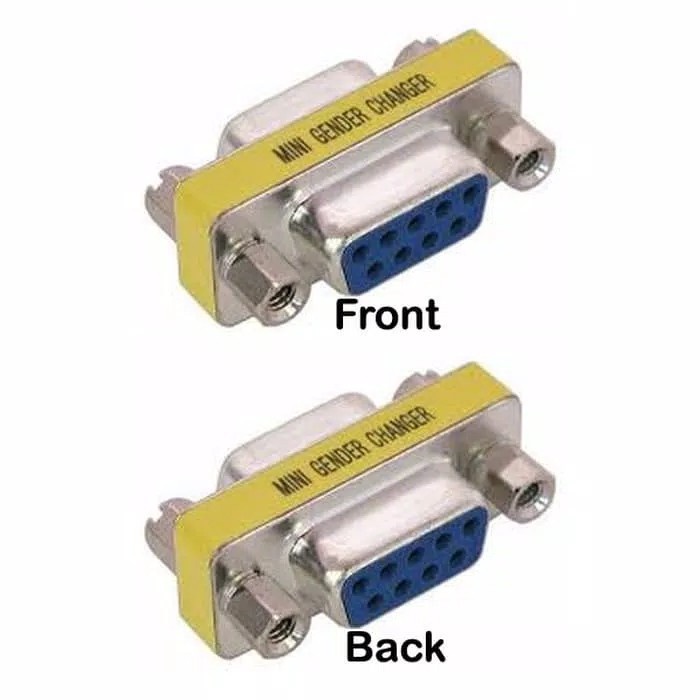 Gender Serial RS232 DB9 9 Pin Female To Female