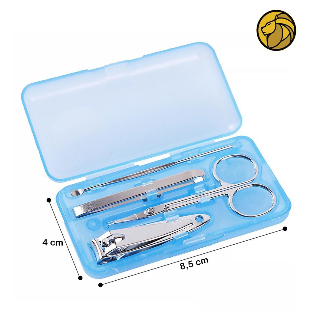 Pedicure Manicure Alat Gunting Kuku Set 4 in 1 Stainless