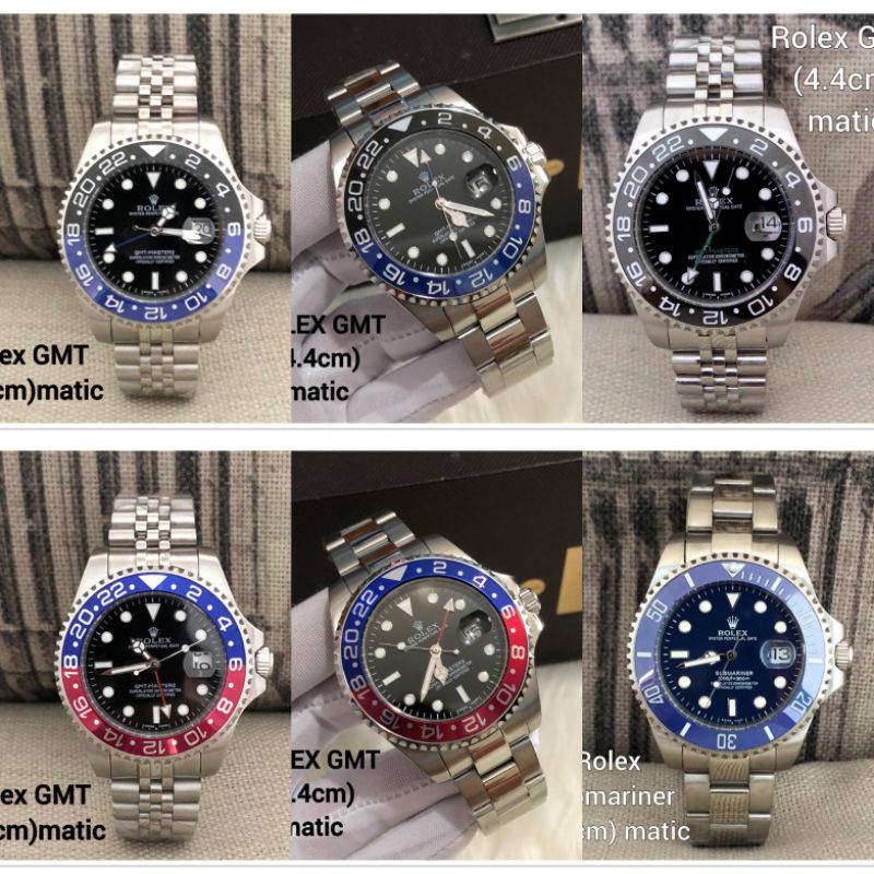 Jam Pria Rolex GMT Master Submariner  Premium