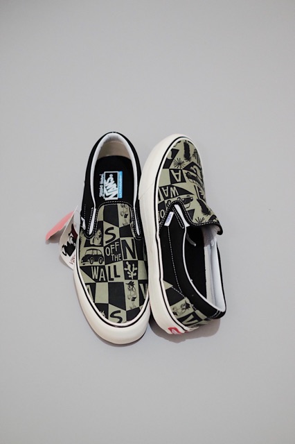 Vans Slip On X "Yusuke Hanai" Oil Green SF Exclusive Release (Ultracush Lite)