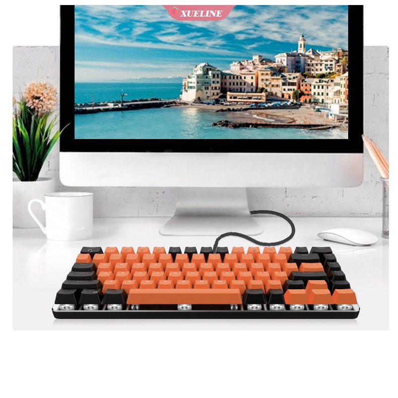 F82 Set Keyboard Mekanik 82 Tombol Versi Warna Bahan Abs