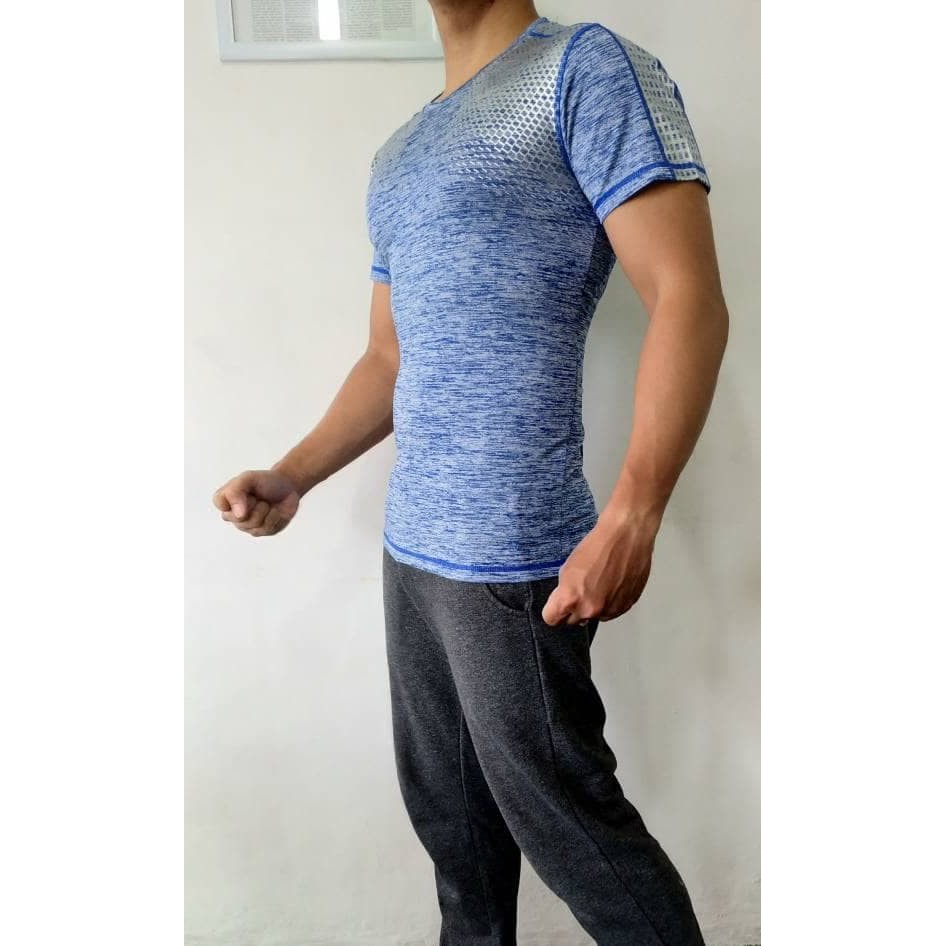Fast Respon Kaos Baju Nike Pria Gym Fitness Lari Sepeda Dry Fit Compression Import Murah