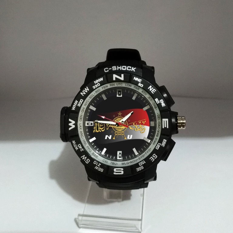 (COD) JAM TANGAN PRIA LOGO NU TERBARU / JAM TANGAN KALIGRAFI KEREN NEW