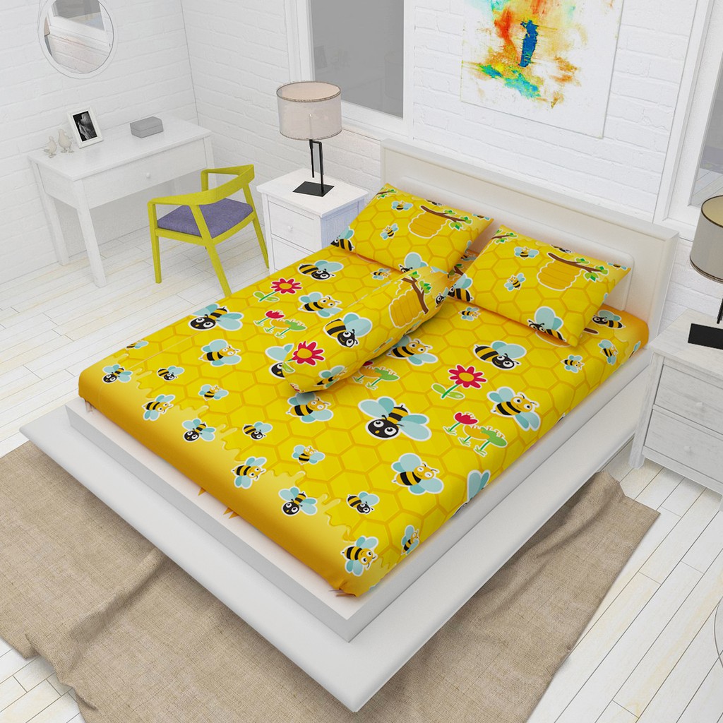 Sprei / Seprai Endless Love Queen B2 160 x 200 - My Honey Bee Murah dan Berkualitas
