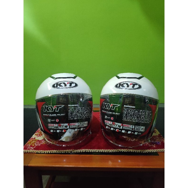 KYT KYOTO SOLID PUTIH WHITE