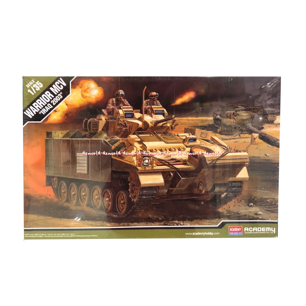 Academy Warrior Mcv IRAQ 2003 Merakit Membuat Tank TNI Model Kit